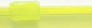 ビニールケース　ファスナーの色　透明黄色