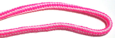アクリルスピンドルロープ　縞編み
